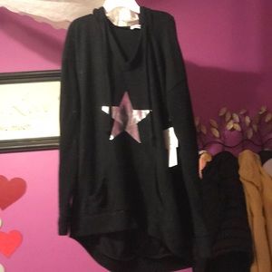 black star hoodie
